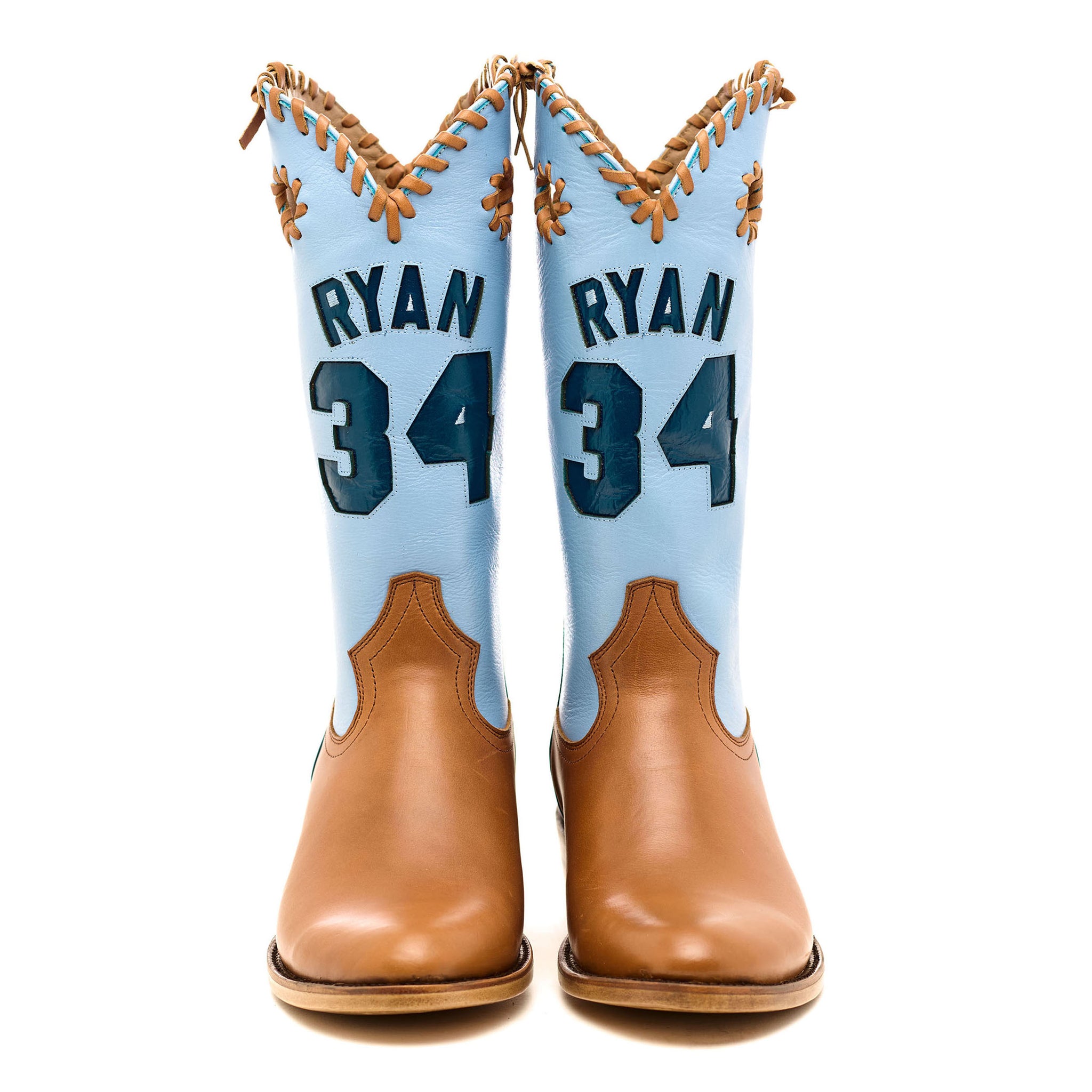 Powder Blue Nolan Ryan Boots product shot