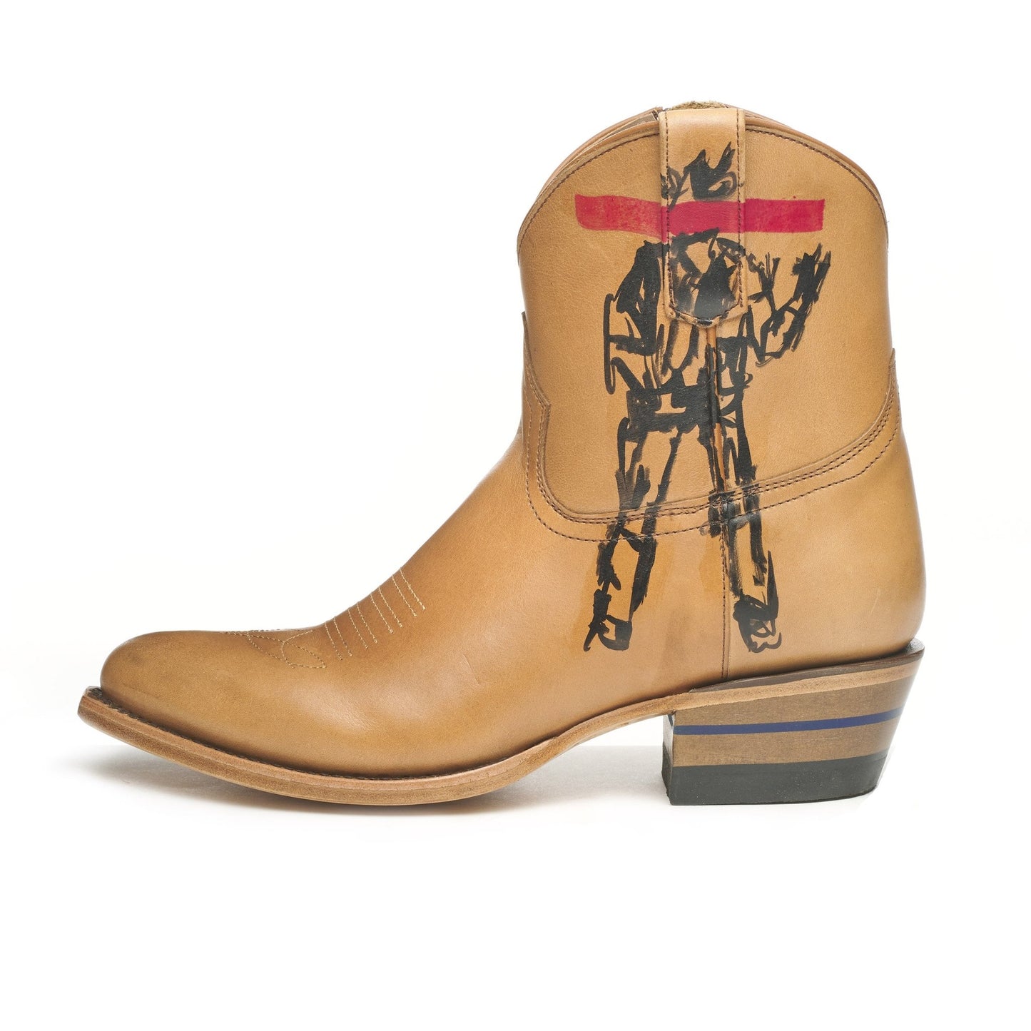 Artist Series - Brandon Owen - Alvies, Hand Painted Rainey Boot