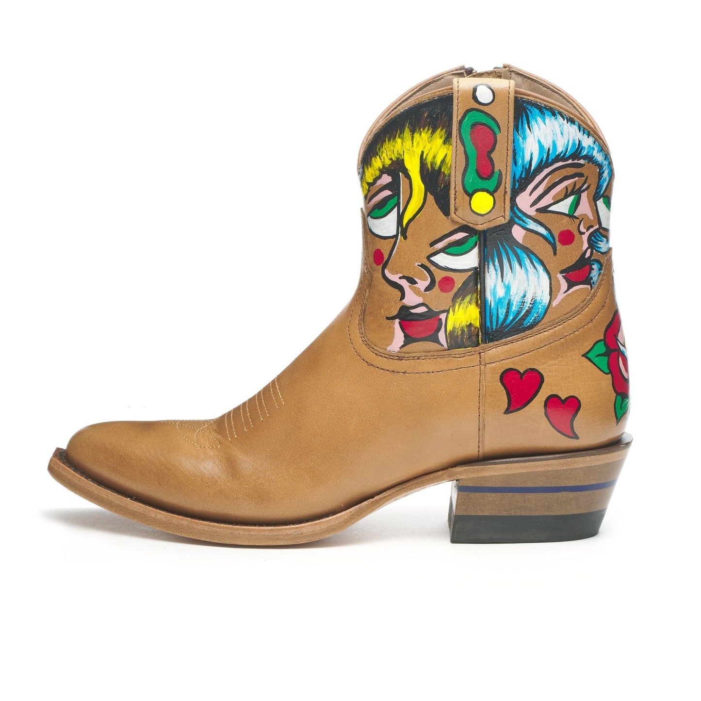 Artist Series - Josh Adams - Alvies, Hand Painted Rainey Boot