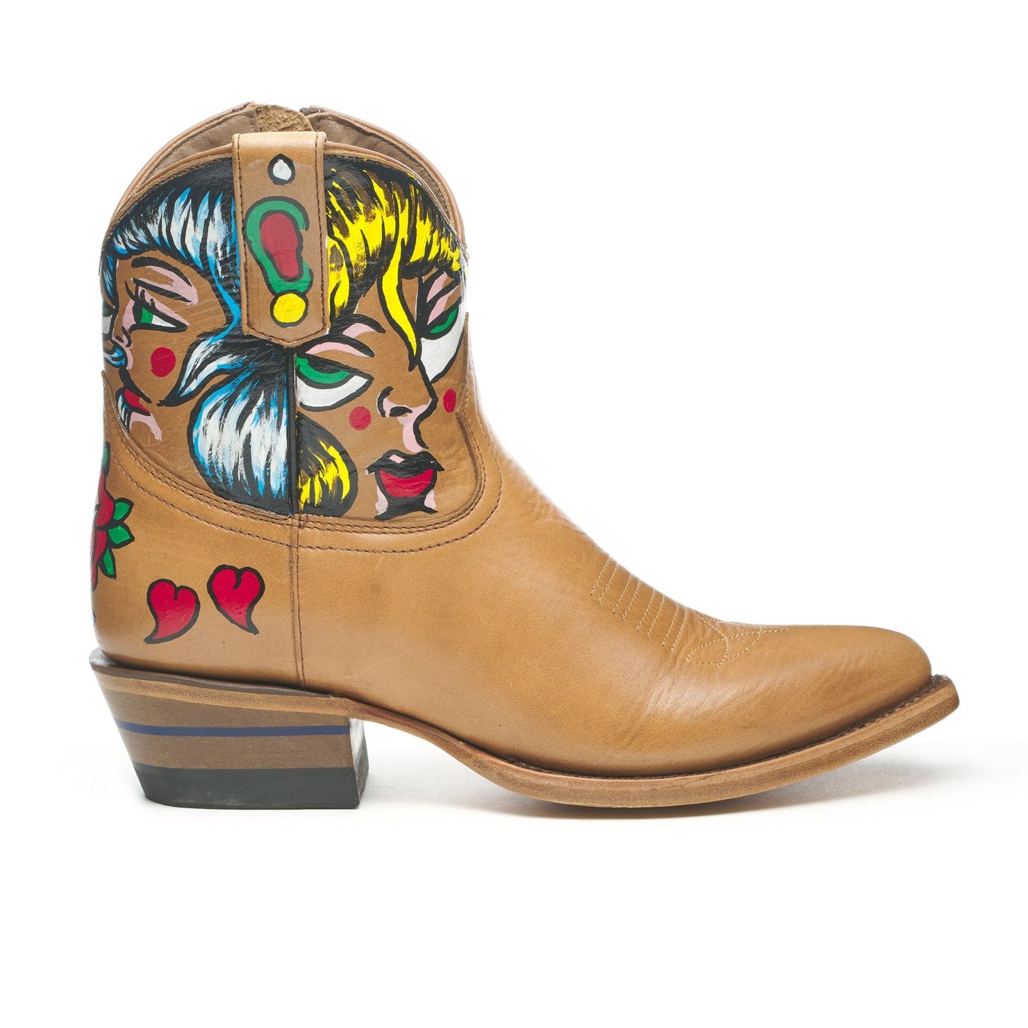 Artist Series - Josh Adams - Alvies, Hand Painted Rainey Boot