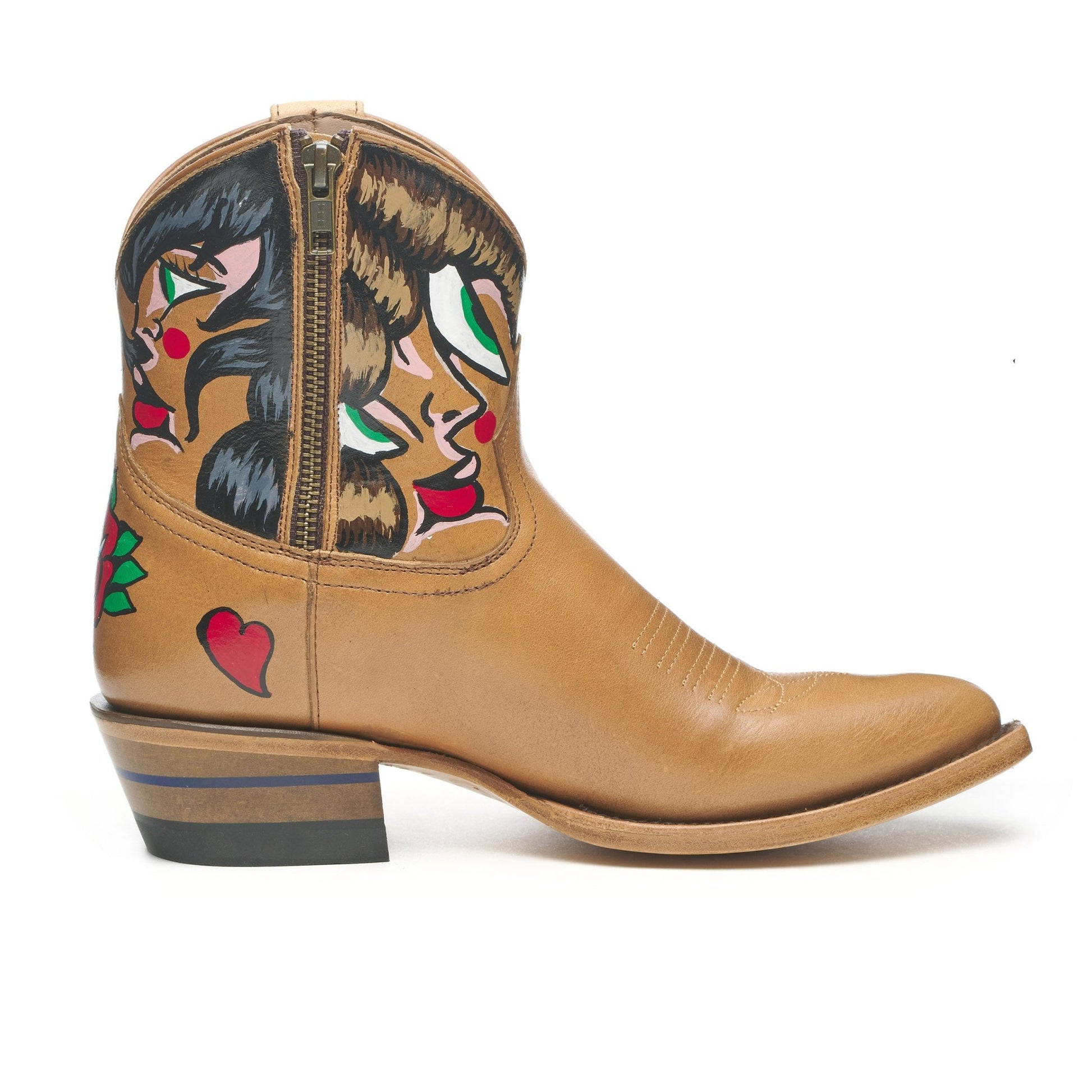 Artist Series - Josh Adams - Alvies, Hand Painted Rainey Boot