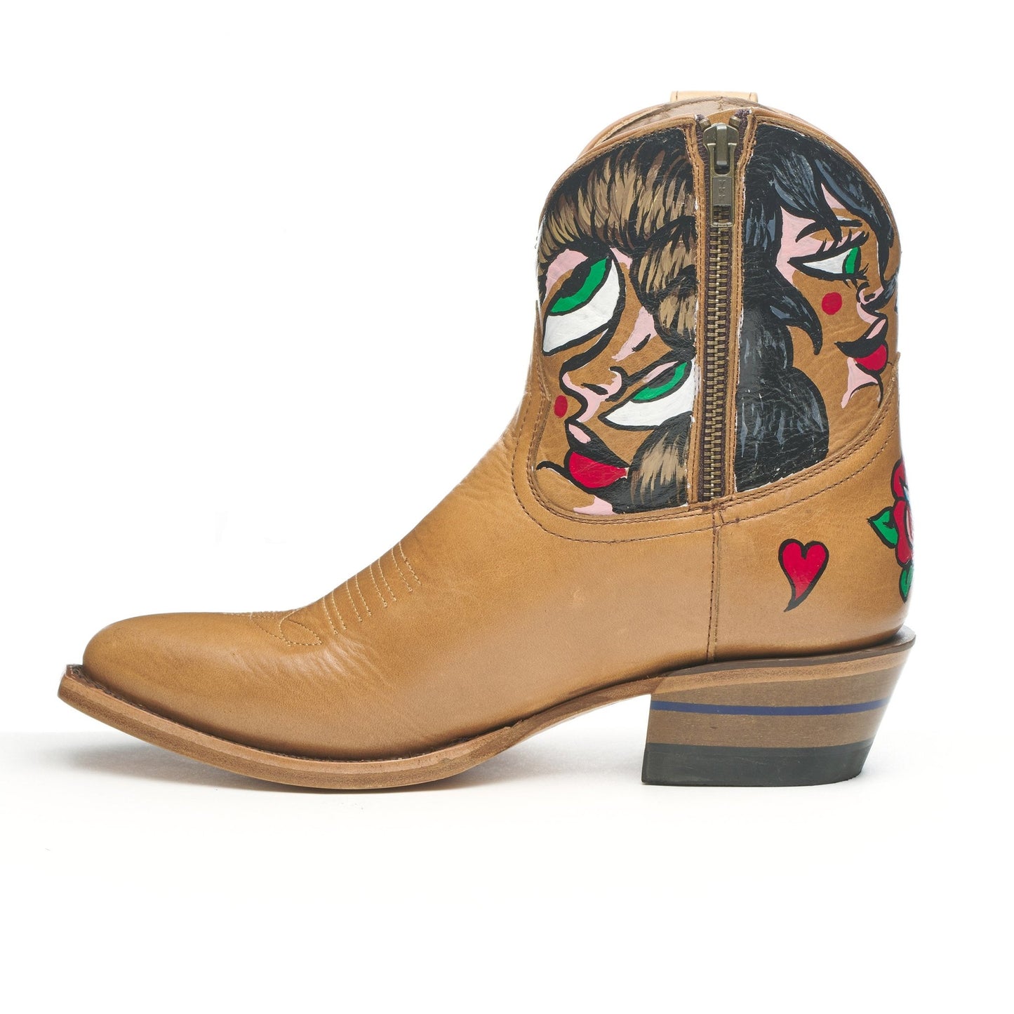 Artist Series - Josh Adams - Alvies, Hand Painted Rainey Boot