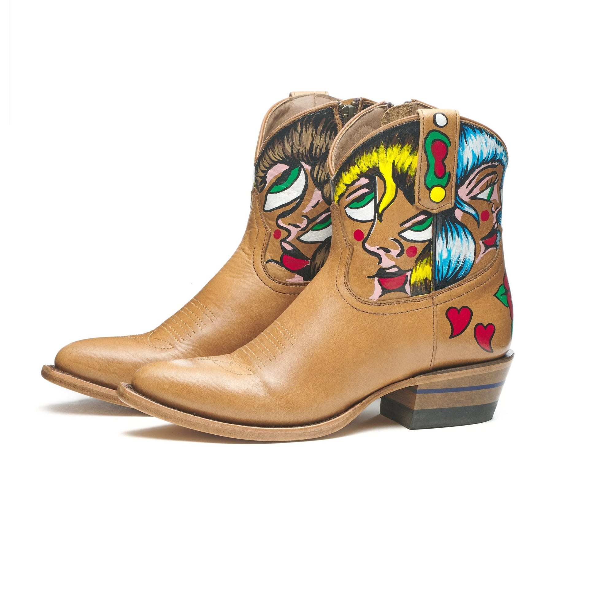 Artist Series - Josh Adams - Alvies, Hand Painted Rainey Boot