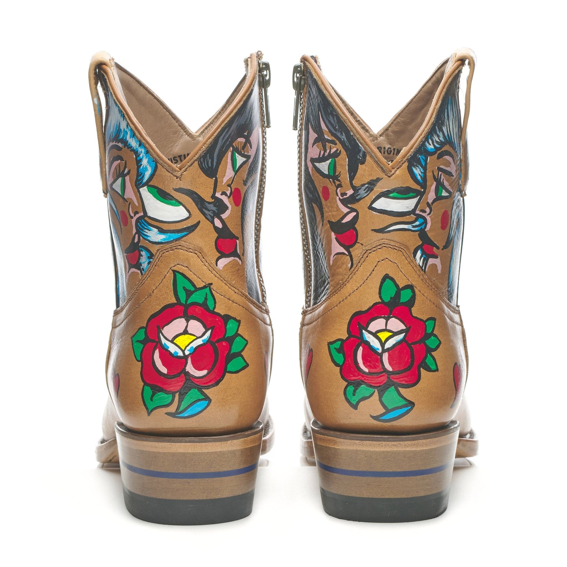 Artist Series - Josh Adams - Alvies, Hand Painted Rainey Boot