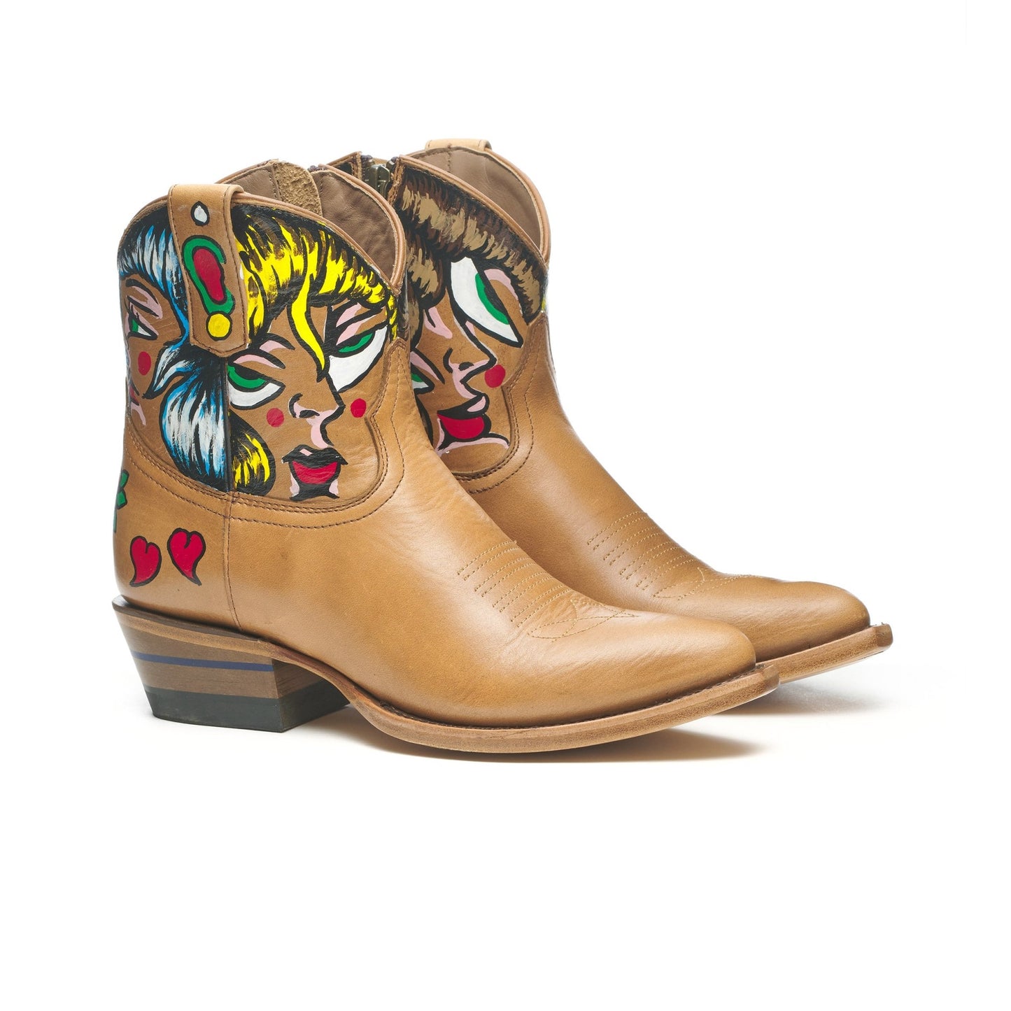 Artist Series - Josh Adams - Alvies, Hand Painted Rainey Boot