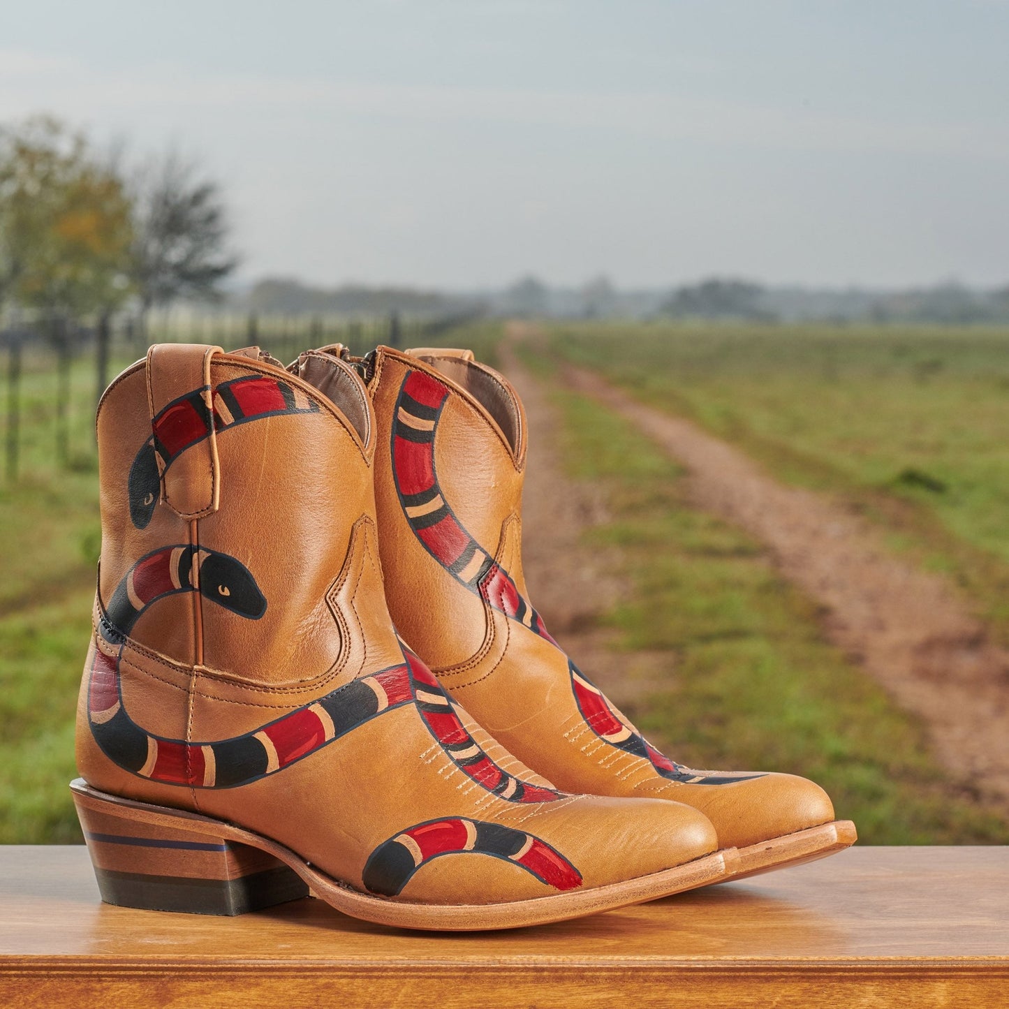 Artist Series - Kelsey Archbold - Alvies, Hand Painted Rainey Boot