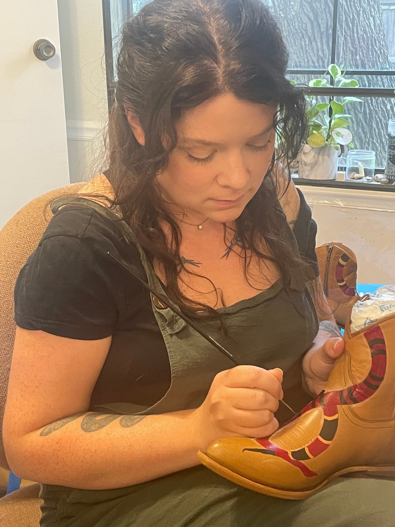 Artist Series - Kelsey Archbold - Alvies, Hand Painted Rainey Boot