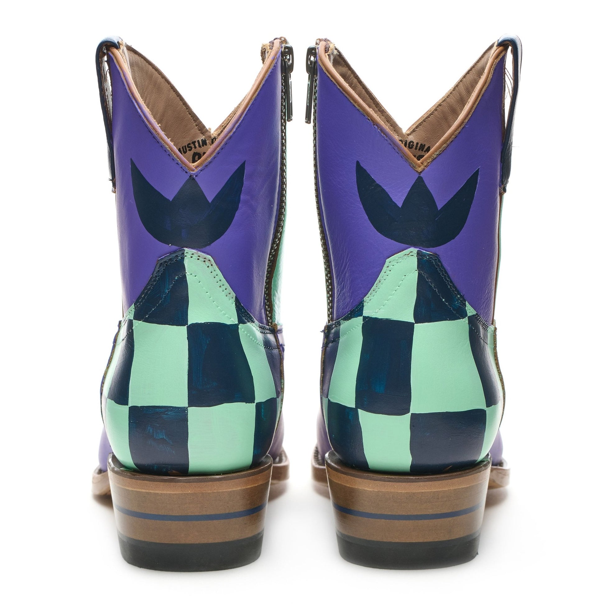 Artist Series - Mikaela Friedman - Alvies, Hand Painted Rainey Boot