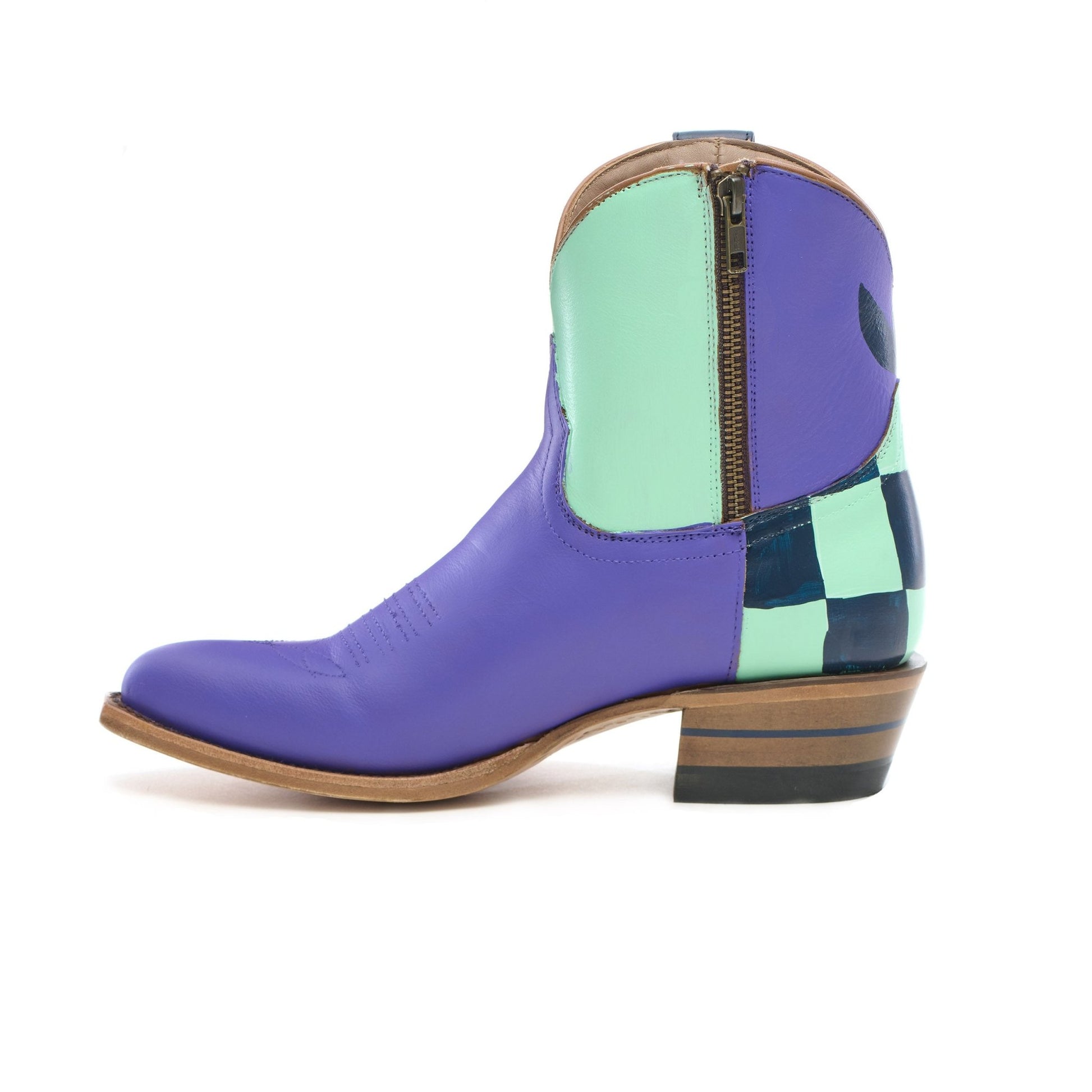 Artist Series - Mikaela Friedman - Alvies, Hand Painted Rainey Boot