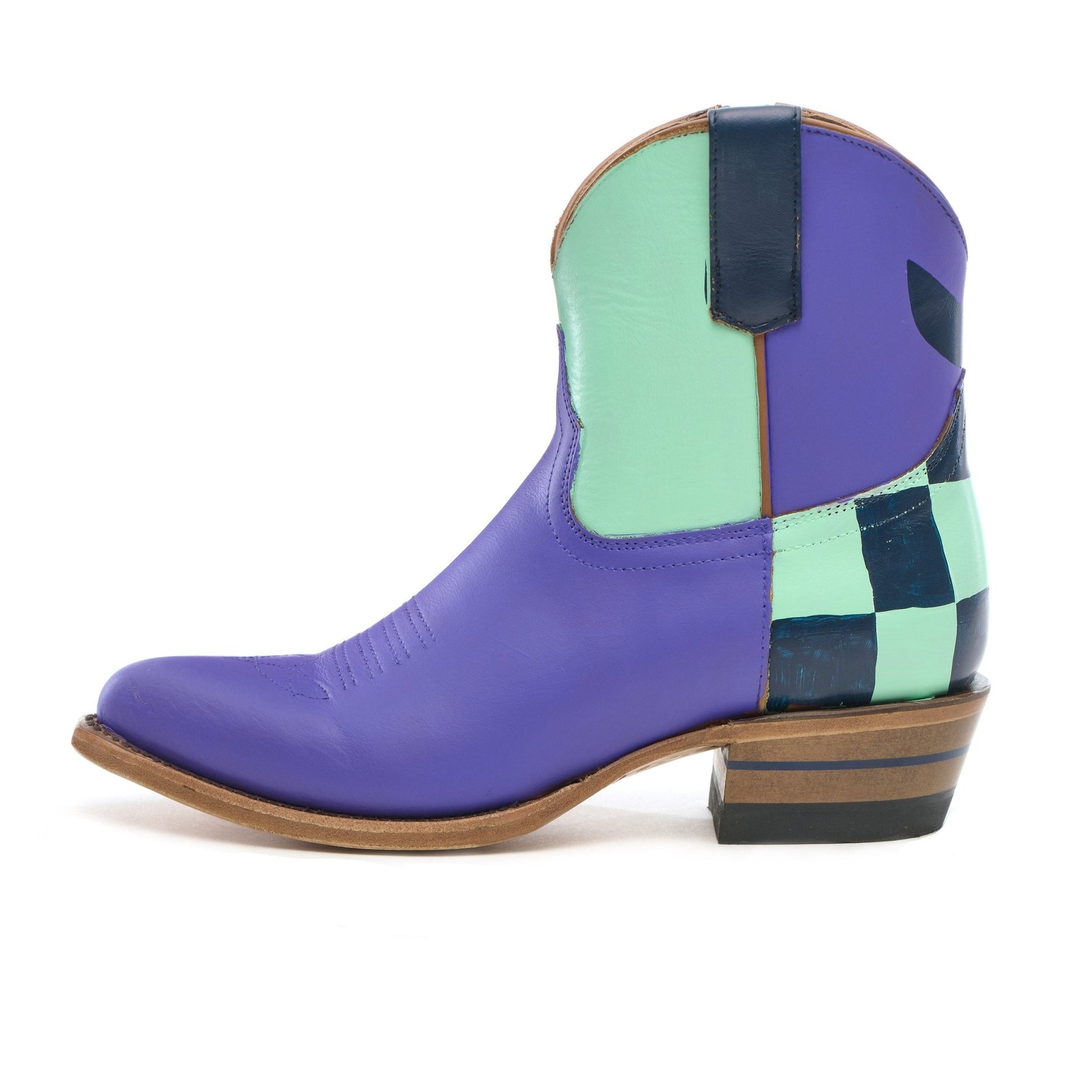 Artist Series - Mikaela Friedman - Alvies, Hand Painted Rainey Boot