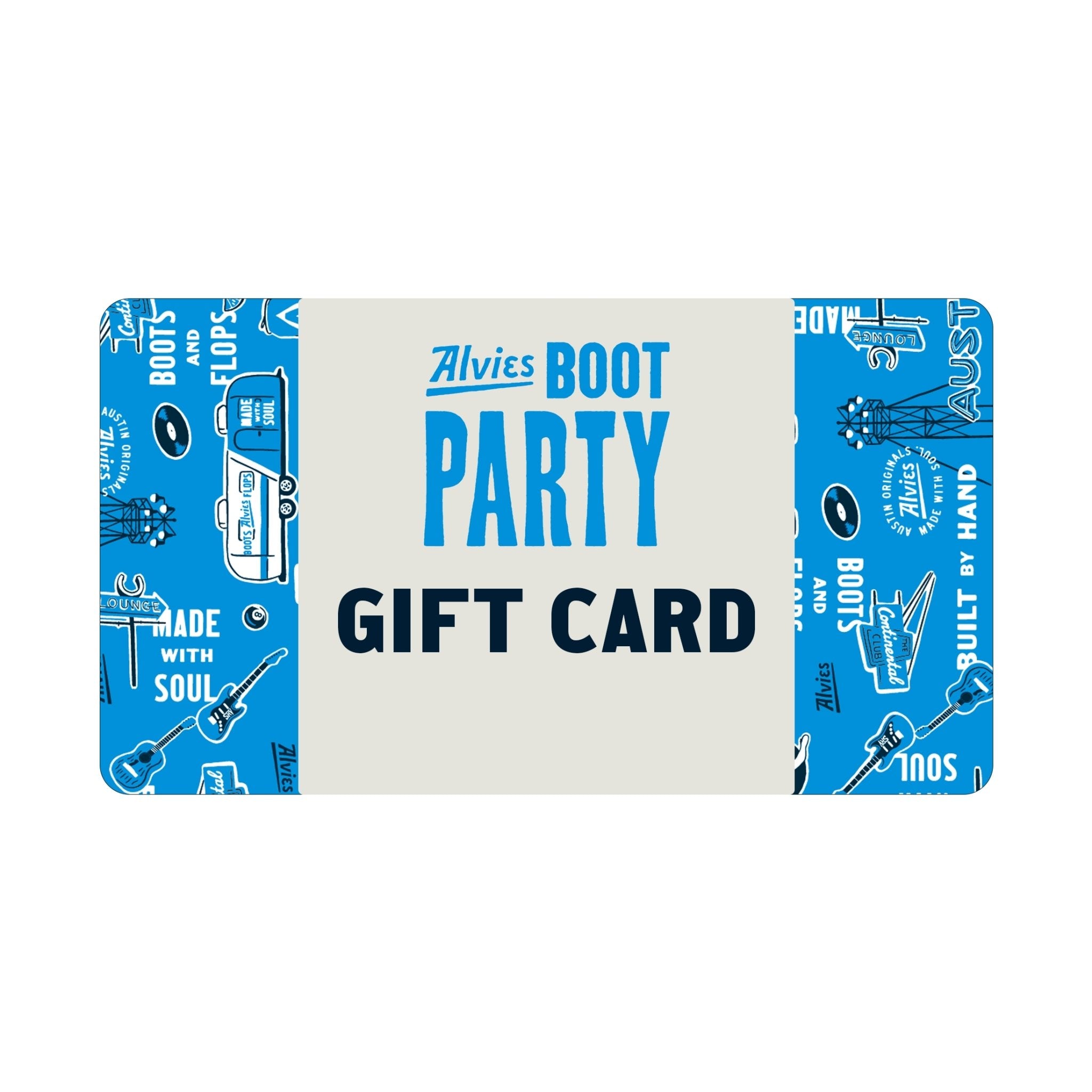 Boot Party Digital Gift Card